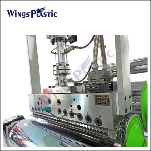 Customized Air Cooled T-die Mould Plastic Sheet Extruder Machine