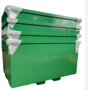 High Loading Efficiency Garbage Skip Bin For Compressed Garbage Truck Customized