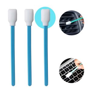 Printerhead Cleaning Foam Tip Swabs With Blue Handle