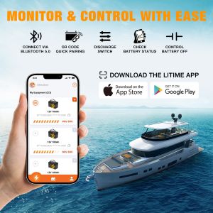 Electric Boat Lifepo4 Battery Pack 12V 24V