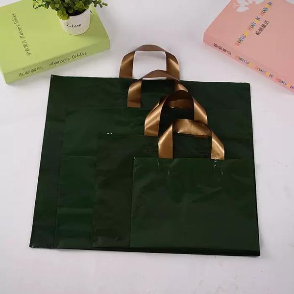 Houseables Plastic Retail Bags, Merchandise Bag, Handle Apparel Handy Bags Wine Gift Pp all carrying needs Bag