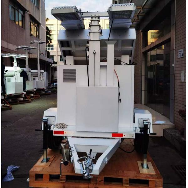 Mobile Light Tower Solar Powered Lighting Tower With 4*100W LED For Disaster Rescue Lighting