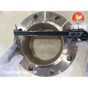 Copper Nickel Flange ASTM B151 UNS C70600 Heat Exchanger Application