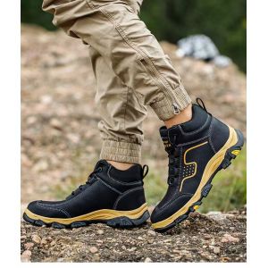 Winter Safety Work Boots Thickened Fleece Lining