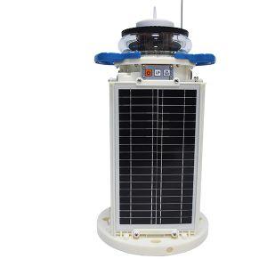 IP68 Fixed Compact Solar Navigation Light AIS With Customizable Flash Patterns
