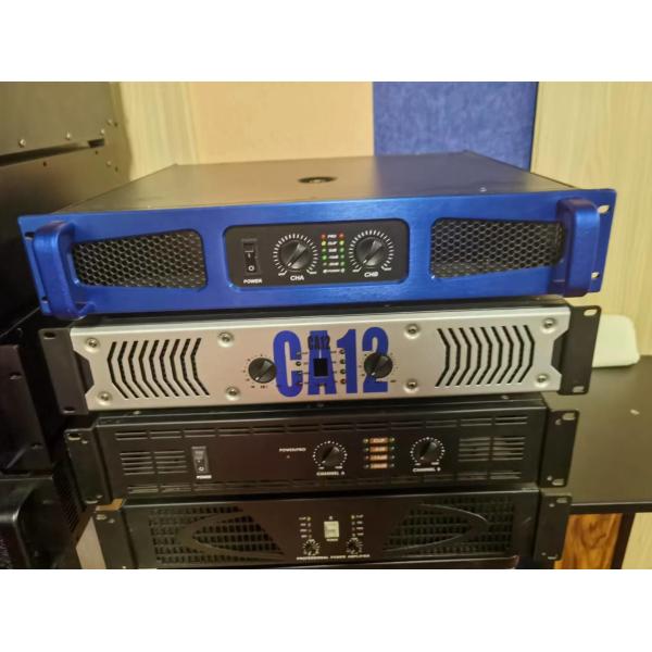 China 2 Channel 2U Professional Power Amplifier With Structural Design And Bright Gold Panel on sale China 2 Channel 2U Professional Power Amplifier With Structural Design And Bright Gold Panel on sale