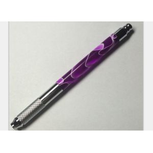 Crystal Eyebrow Hand Manual Tattoo Pen With Lock - Pin Device