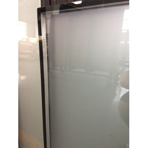 Tempered Insulated Glass with Acid Etched Glass on one side
