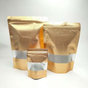 Aluminum Stand Up Pouches 200g / 250g Logo Customized For Coffee Beans