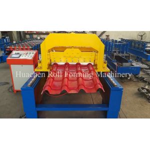 2 - 4 m / Min 6.5T Steel Glazed Tile Roll Forming Machine 10 Years Life Time