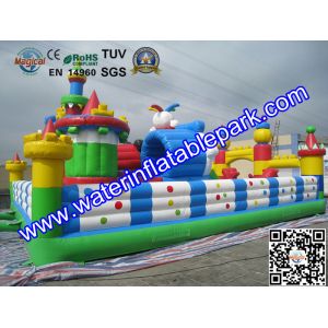 Amazing Amusement Park / Inflatable Bouncy Castle Bounce Houses Rentals