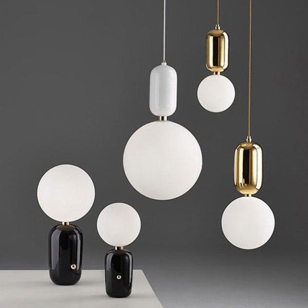 Designer glass pendant lights Ball Shape For indoor home Lighting (WH-GP-14)
