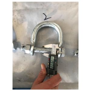 Power Line Fittings U Shackle Overhead Line Fittings