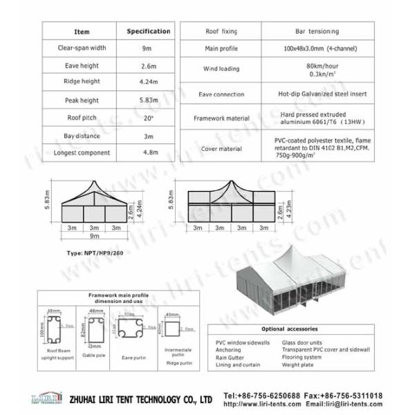 Popular clear PVC wedding tent for romantic wedding party supply