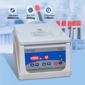 TD4D Desktop Low Speed Centrifuge with Angle Rotor for PRP Therapy