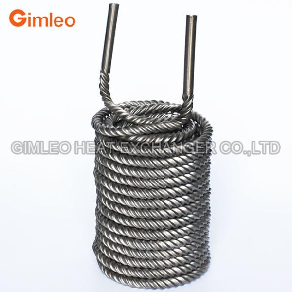 TA1 Grade Titanium Cooling Coil 9.52mm 12.7mm 16mm 19mm For Heat Transfer