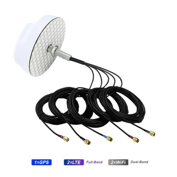 Car mobile Trailer Truck Caravan communication antena LTE Wifi GPS Combo antenna Screw Mount Combination Vehicle Antenn