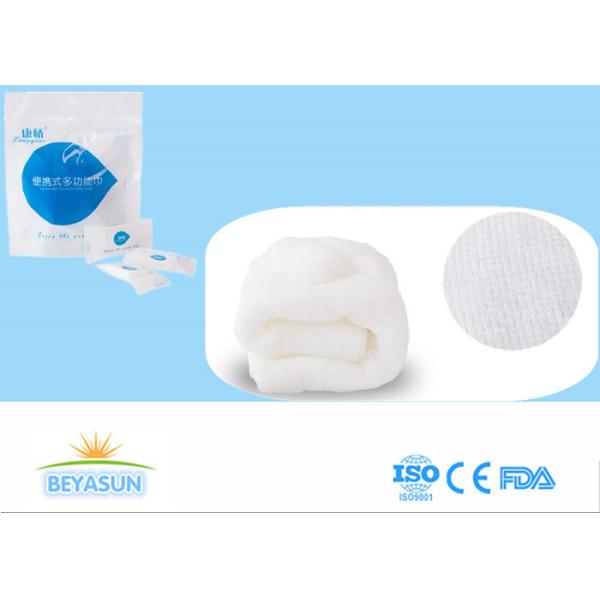 Buy Compressed Disposable Hand Towels For Bathroom / Instant Wet Towel Coin Tissue at wholesale prices
