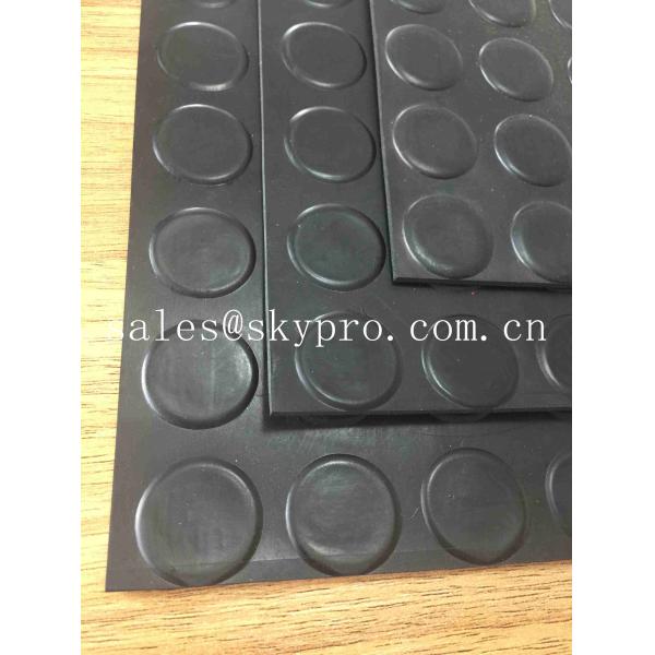 Buy Safety Black Flooring Non Slip Rubber Matting Goat Mattress , Long Life Span at wholesale prices