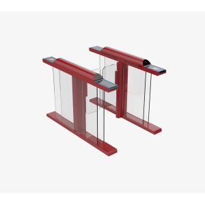 Code Reader Speed Gate Turnstile 50hz SUS304 Flap Barrier Gate