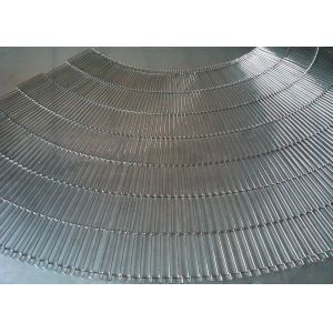Flat Flex 304 Stainless Steel Wire Mesh Conveyor Belt 220V