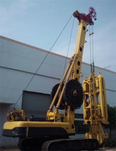 China Low Noise Crawler Crane Diaphragm Wall Grab For Diaphragm Wall Construction Process on sale