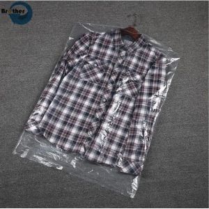 Commercial Clear Poly Hotel Laundry Bag on Roll Suit Garment Packaging Dry