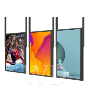 Double Side 85mm 1080P LCD Advertising Screen , Digital Advertising Display