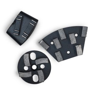 Metal Bond Concrete Floor Grinding Tool Grit 60 Segmented Diamond Abrasive A