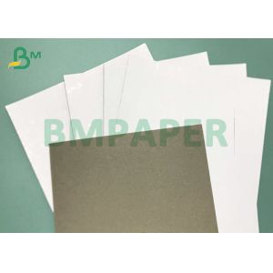 1mm 1.8mm thick white liner duplex board grey backing sheets recycled pulp