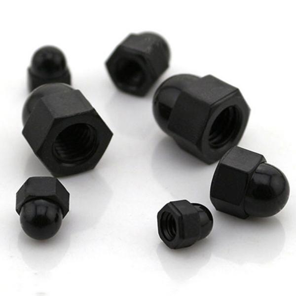 Buy M3-M12 DIN7983 SS304 Decorative Stainless Steel Nylon Cap Nuts For Light Fixtures at wholesale prices