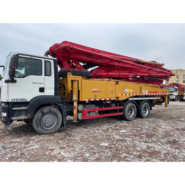 95% Near New Condition with Perfect Work Status 2020 47m Concrete Mounted Truck Pump Beton Pump Concrete Mixer Sale at Good Price