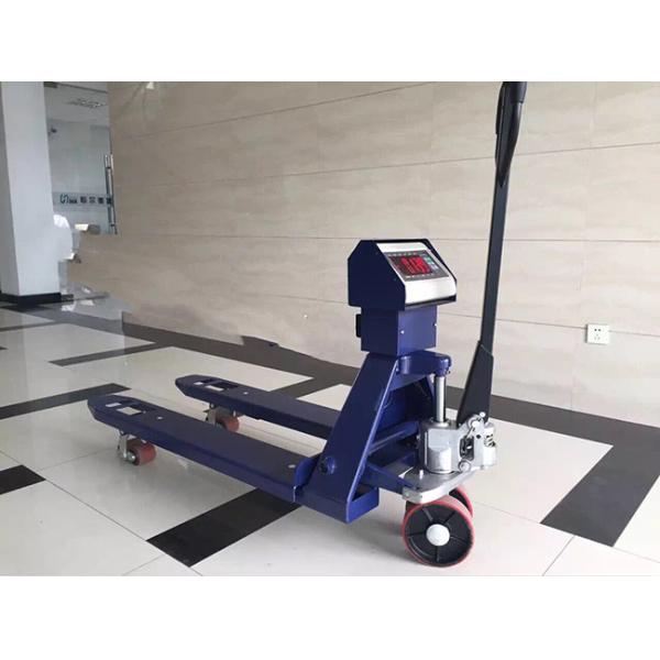 OEM Carbon Steel Hydraulic Trolley Pallet Jack With Weight Scale