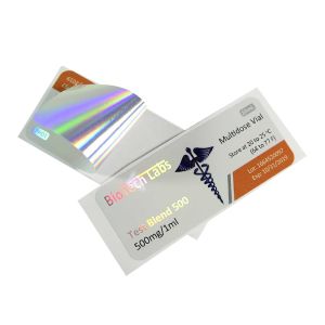 Laser PET Hologram Medicine Bottle vial 10ml Vial Labels