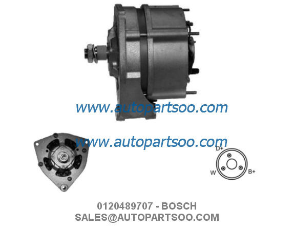 Buy 0120489707 0120489730 - BOSCH Alternator 24V 27A Alternador at wholesale prices