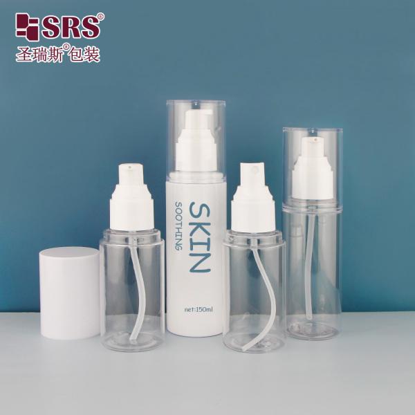 24/410 PET PCR Certificate PET Plastic Empty Customization Color White Lotion Bottle For Foundation Facial Serum Gel