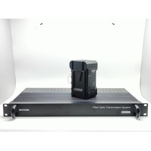 V-mount 12G SDI Fiber Optic Box with PGM