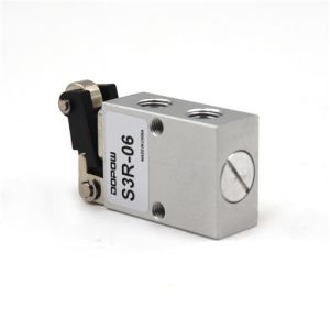 CE Mechanical Pneumatic Valve S3R-06 Pneumatic Roller Lever Valve