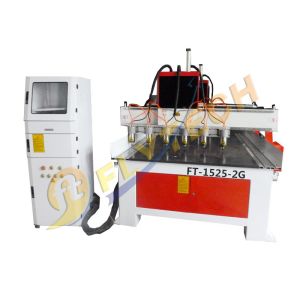China Latest 1525 woodworking CNC Router Machine with multiple gantries on sale China Latest 1525 woodworking CNC Router Machine with multiple gantries on sale