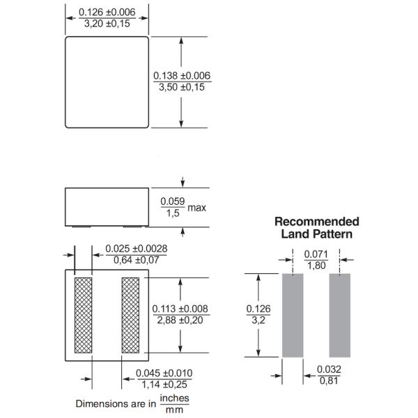 Shareway XEL3515 Molded SMD Power Inductor Magnetically Shielded Low AC Losses At High Frequencies