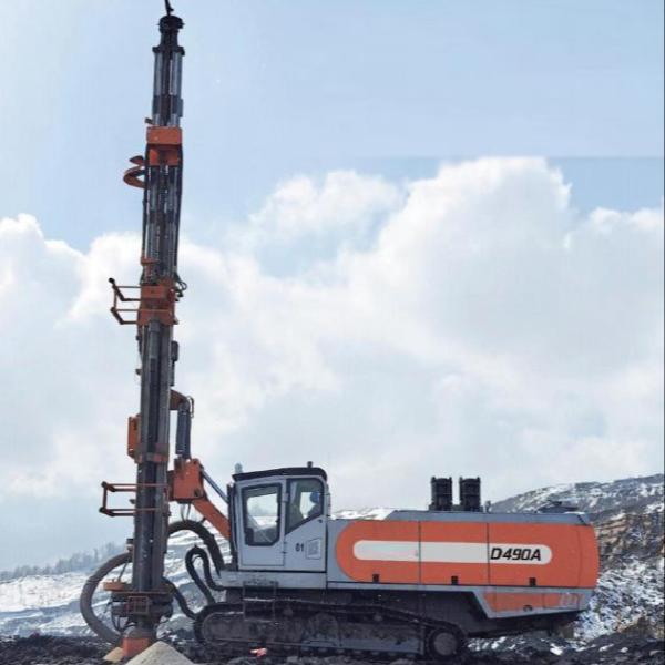Buy High Efficiency Integrated DTH Down The Hole Drill Rig For Cement Raw Material Mining at wholesale prices