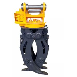 Q355B Material Hydraulic Excavator Rotating Grapple Log Timber Grab