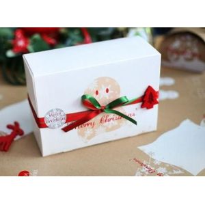 Customized Paper Small Christmas Gift Boxes / Xmas Wrapping Boxes