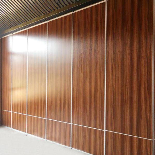 Convention Center Banquet Hall Movable Wall Dividers / Wood Aluminum Wall