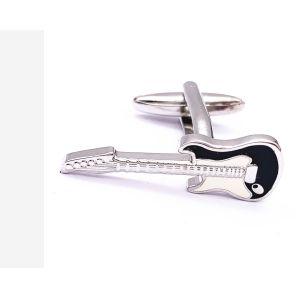 Shape Custom Enamel Cufflinks / Silver Plated Cufflinks With Hard Enamel