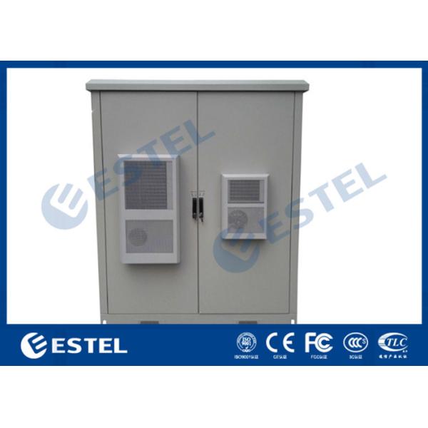 Buy Weatherproof Outdoor Telecom Cabinet Dual Compartment Aluminum For Housing Electronics at wholesale prices