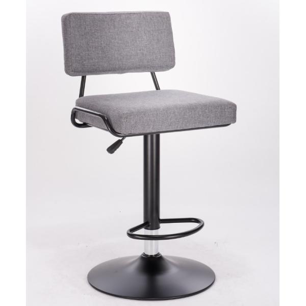 Adjustable Black Swivel Bar Stools With Backs Set Of 2 Upholstered Counter Stools 3 Minutes Quick Assembly