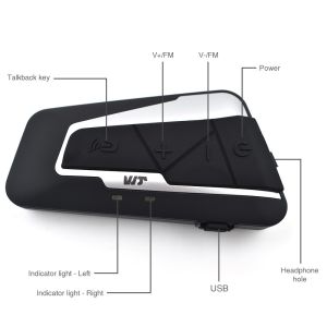 High Resistance High Fidelity Headset Speakers / Motorcycle Bluetooth Helmet