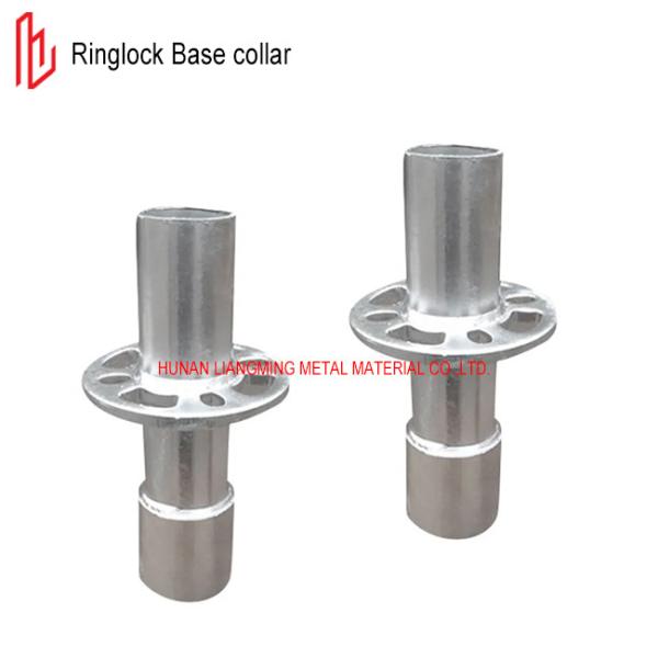 Buy Scaffold Ringlock Base Collar 58mm 70mm OD Hot Dip Galvanized For Construction at wholesale prices