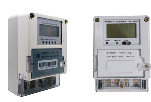 Three Phase Multi Function Electric Meter With Digital Sampling Processing